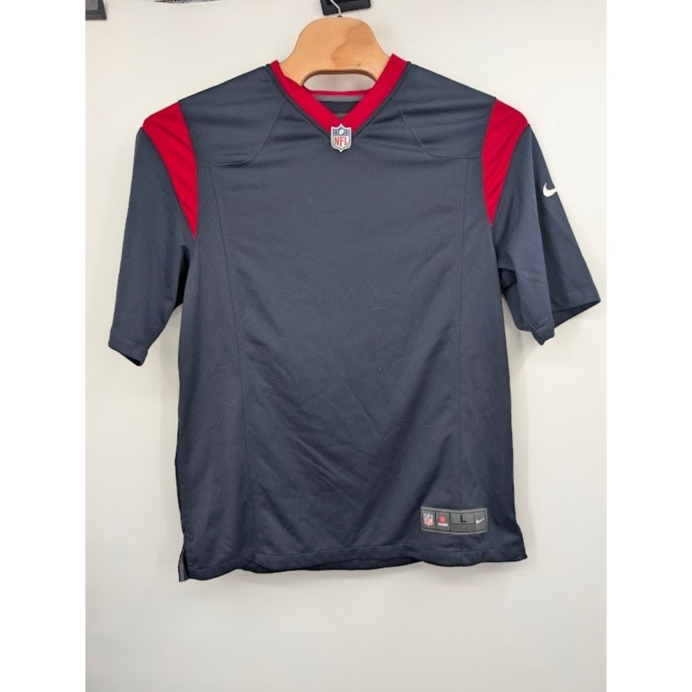 Nike NFL Houston‎ Texans Blank Football Jersey On Field Blue Red Men's sz L